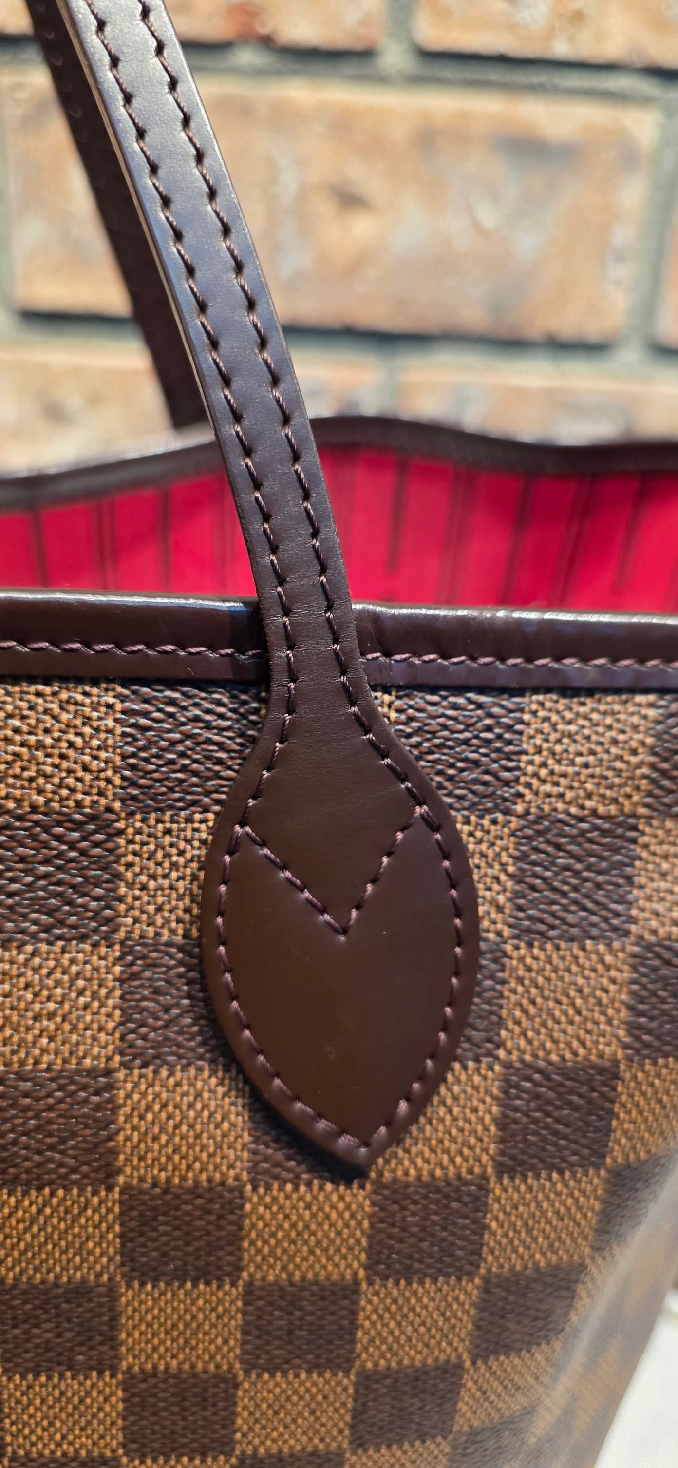 Authentic Louis Vuitton Neverfull MM Damier Ebene