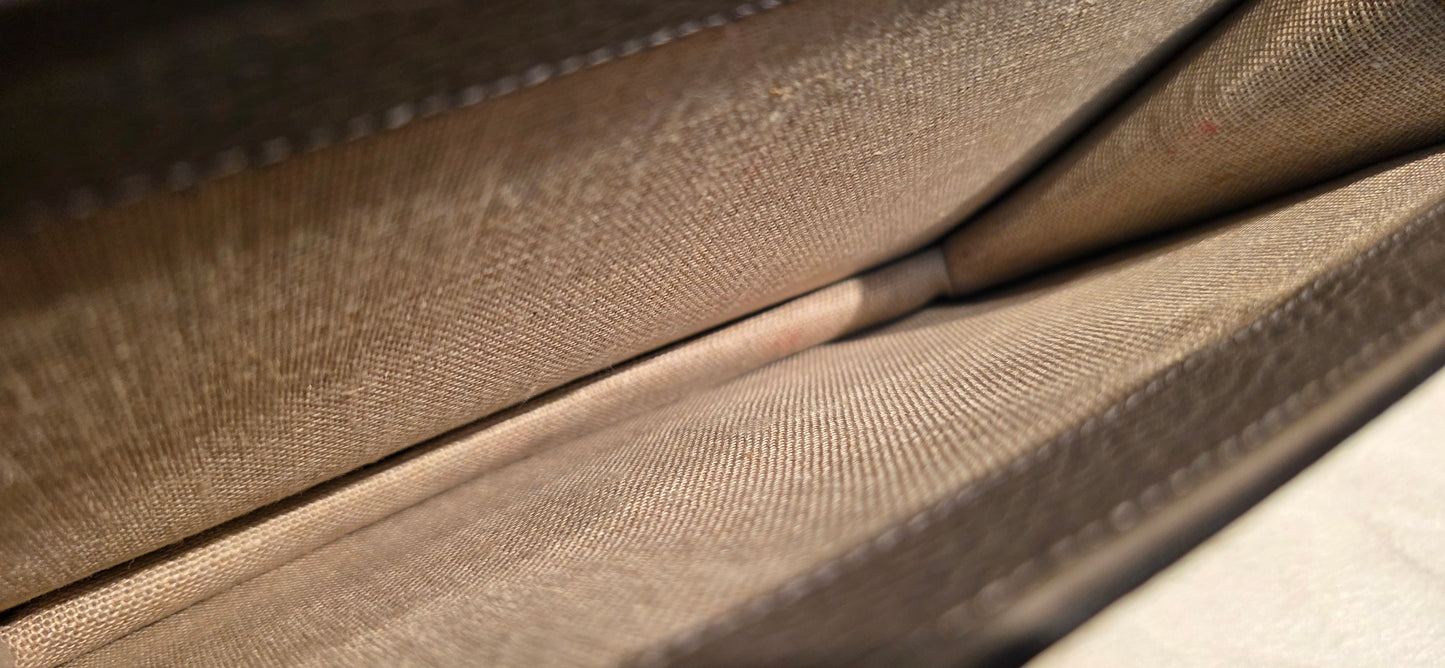 Authentic Gucci Interlocking GG Shoulder Bag in Gray