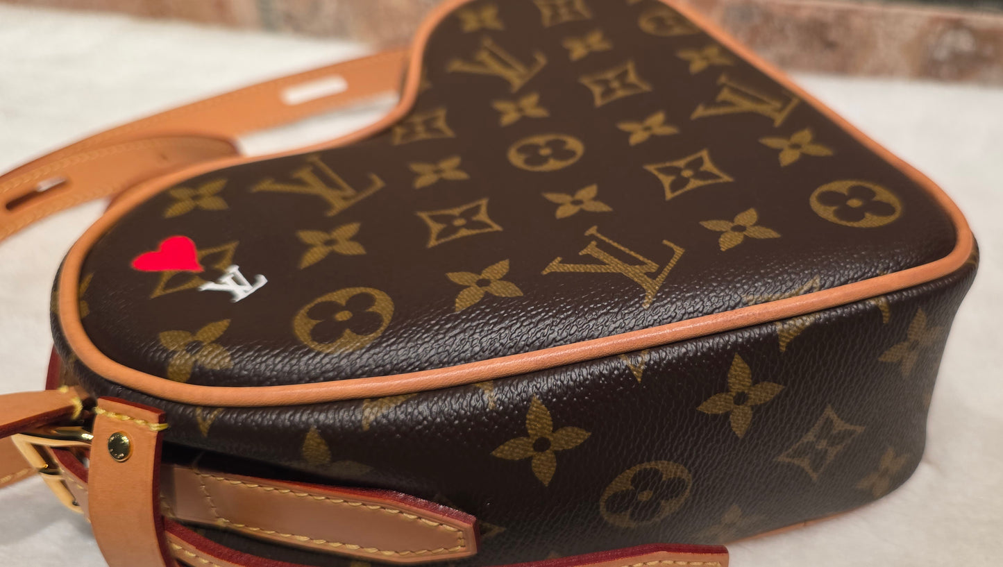 Authentic Louis Vuitton Couer Game On Heart Bag