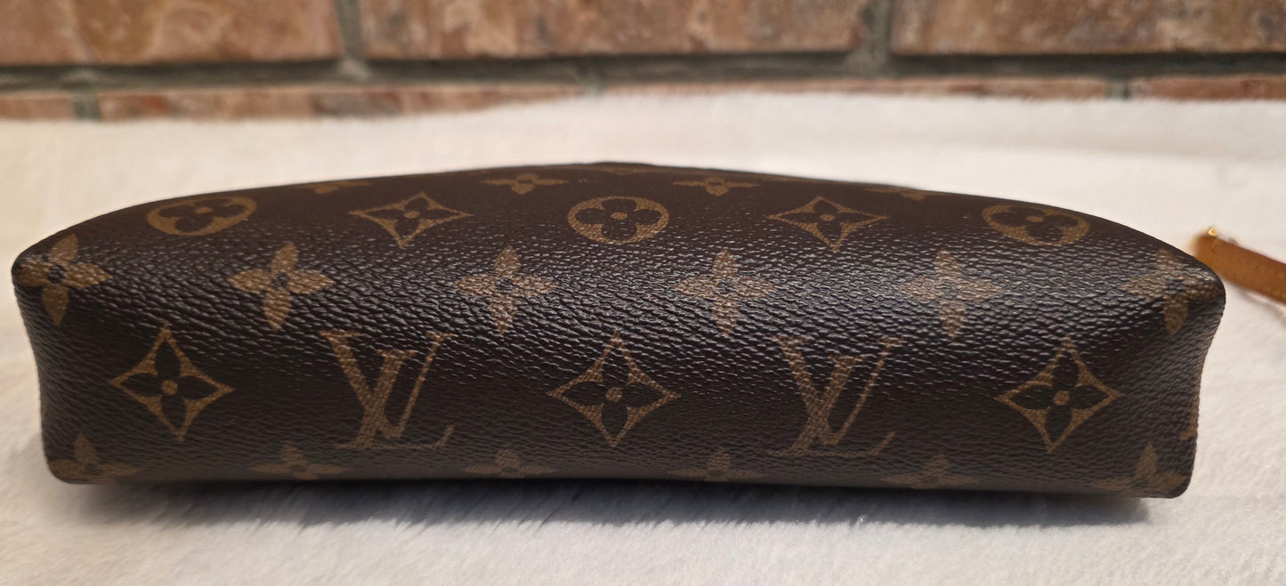 Authentic Louis Vuitton Pallas Clutch Red