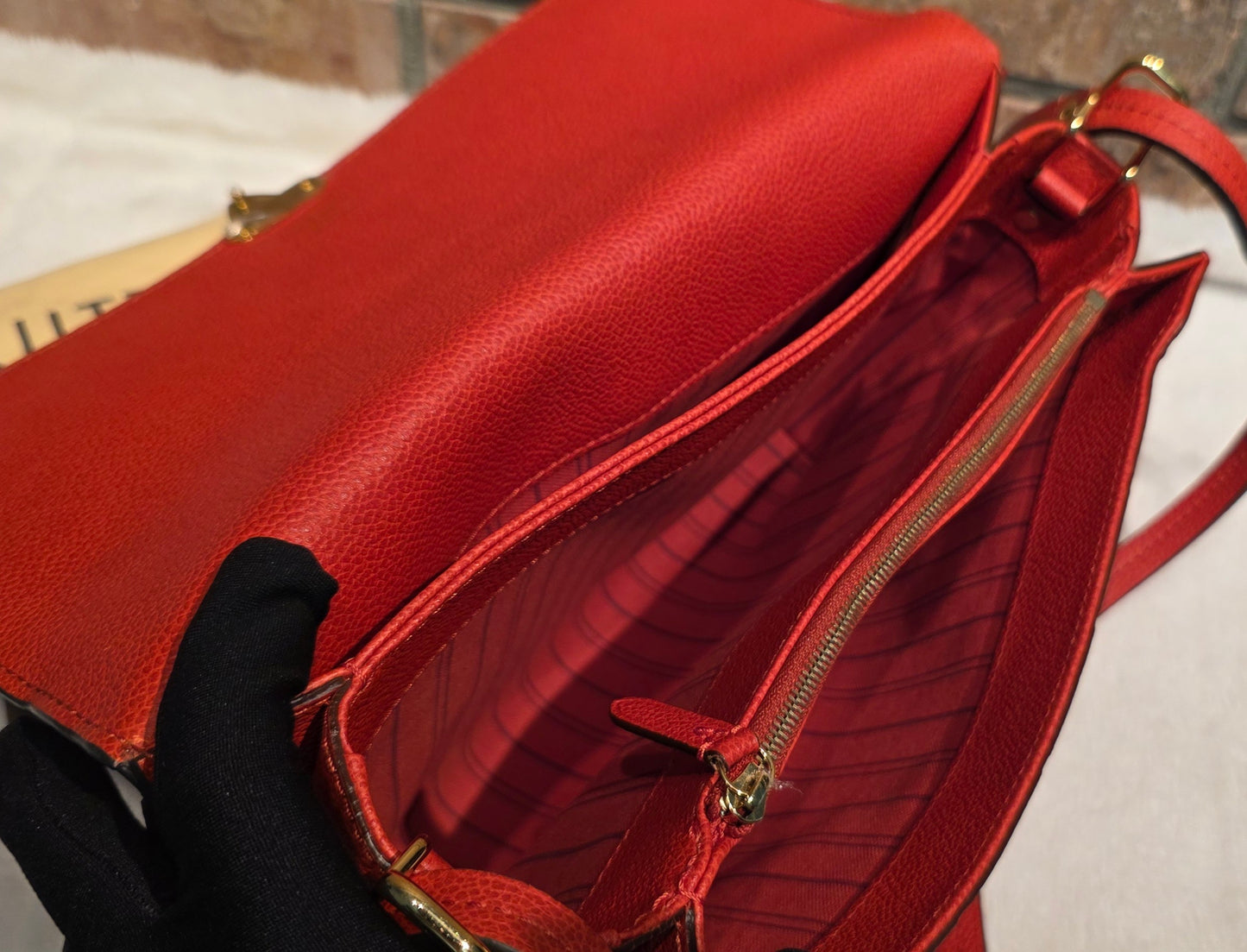 Authentic Louis Vuitton Fascinante Empreinte Red