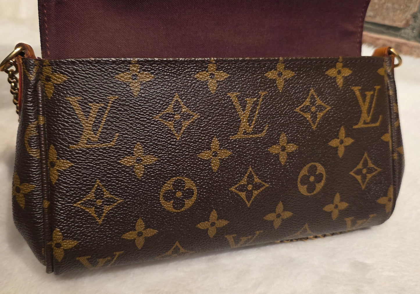 Authentic Louis Vuitton Favorite PM (NO LEATHER STRAP)
