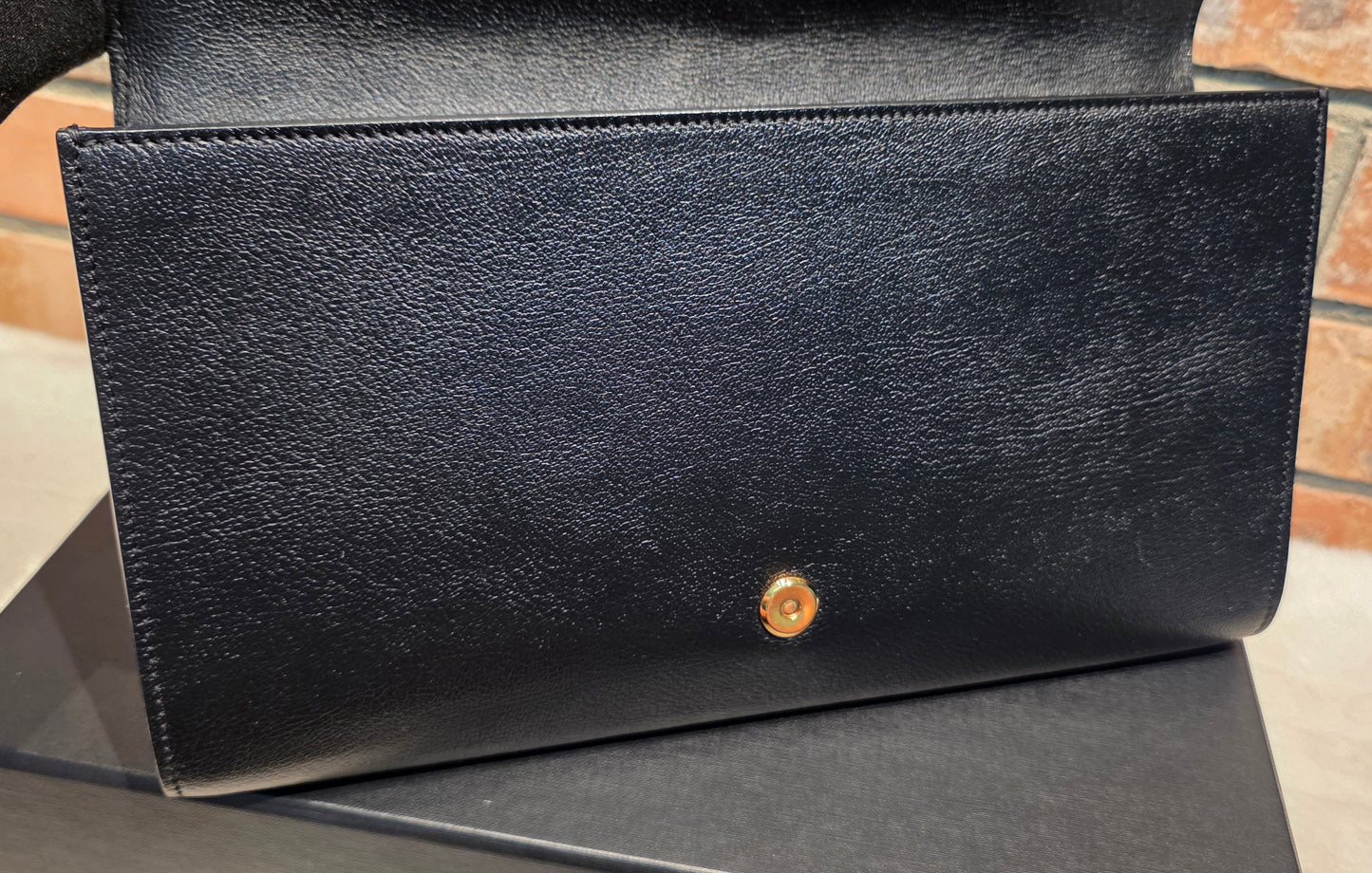Authentic YSL Belle De Jour Large Clutch in Black