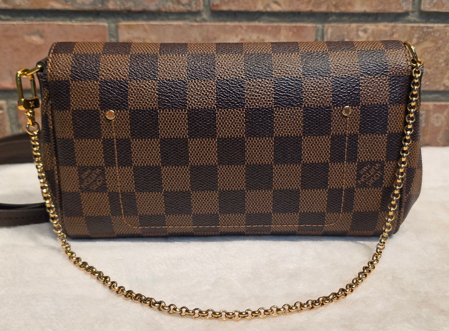 Authentic Louis Vuitton Favorite PM Damier Ebene