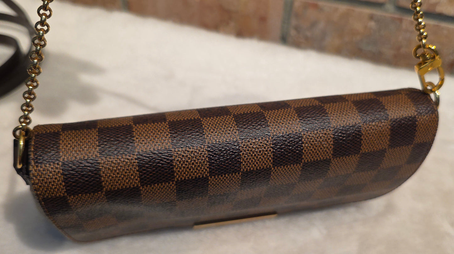 Authentic Louis Vuitton Favorite PM Damier Ebene
