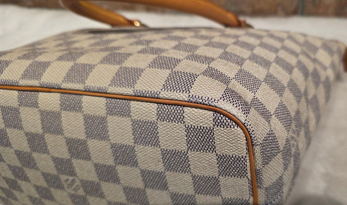 Authentic Louis Vuitton Saleya PM Damier Azur