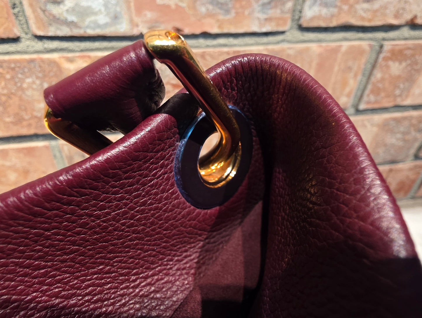 Authentic Louis Vuitton Olympe Monogram Bordeaux
