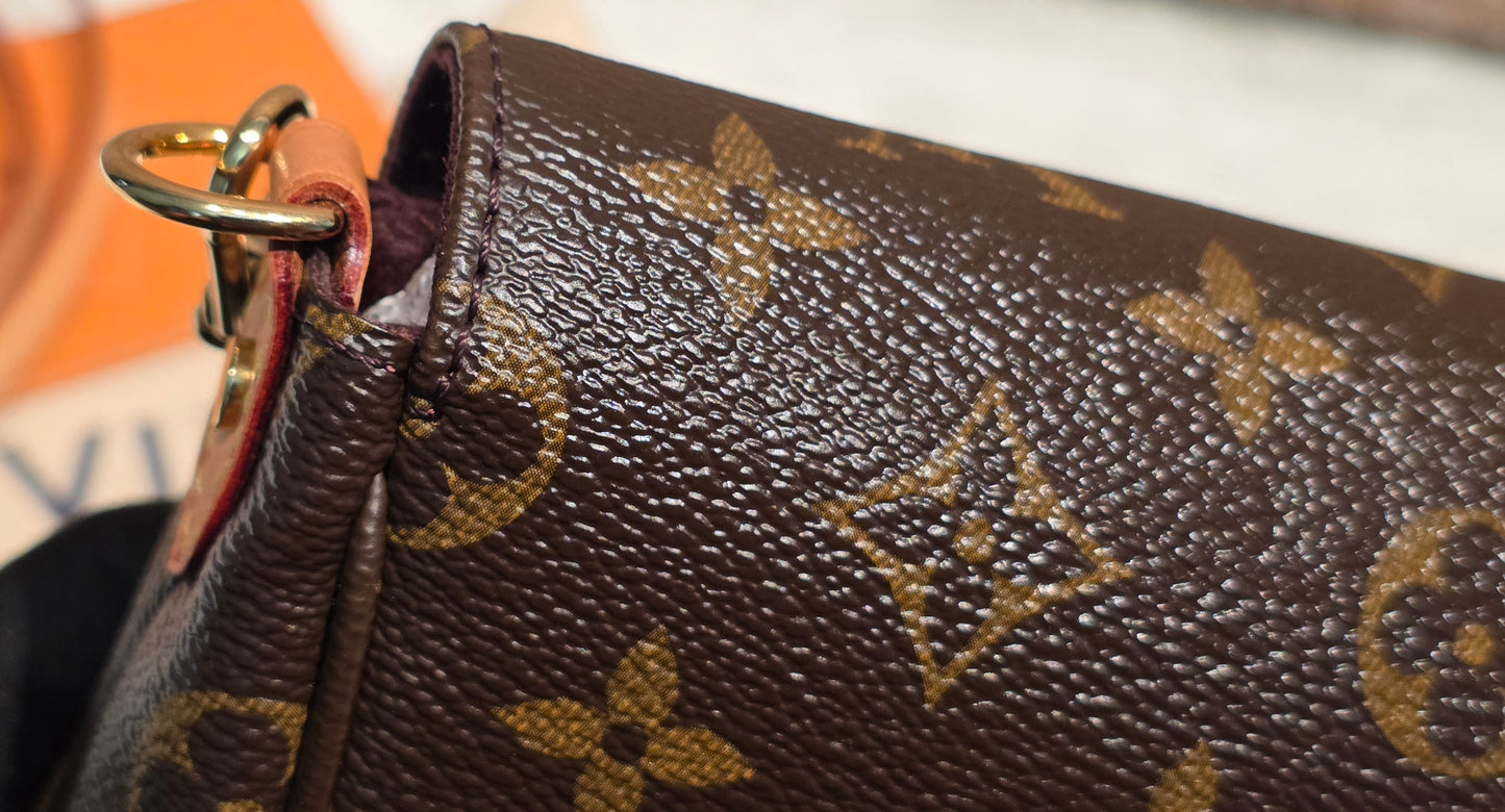 Authentic Louis Vuitton Favorite MM Monogram (SA4149)