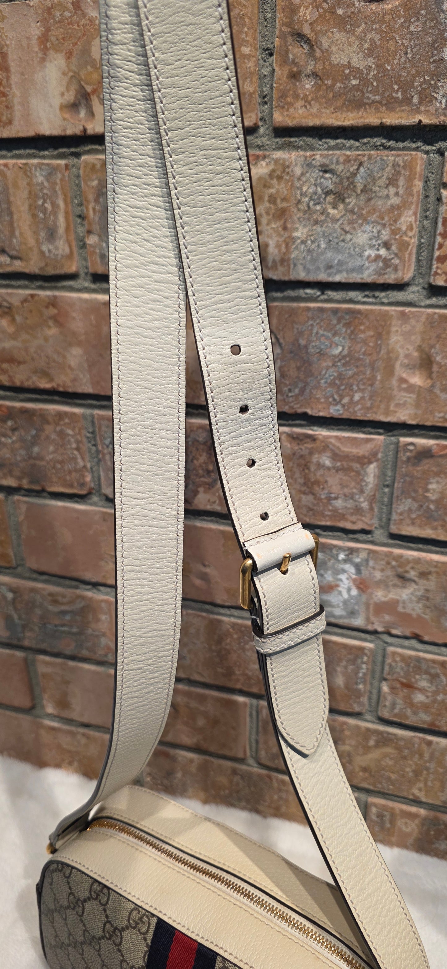 Authentic Gucci GG Supreme Ophidia Small Camera Bag