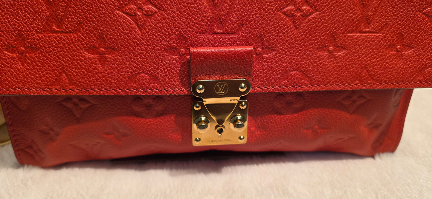 Authentic Louis Vuitton Fascinante Empreinte Red