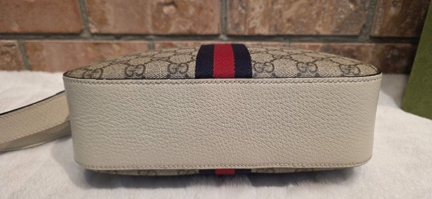 Authentic Gucci GG Supreme Ophidia Small Camera Bag