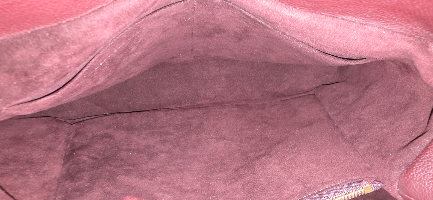 Authentic Louis Vuitton Olympe Monogram Bordeaux