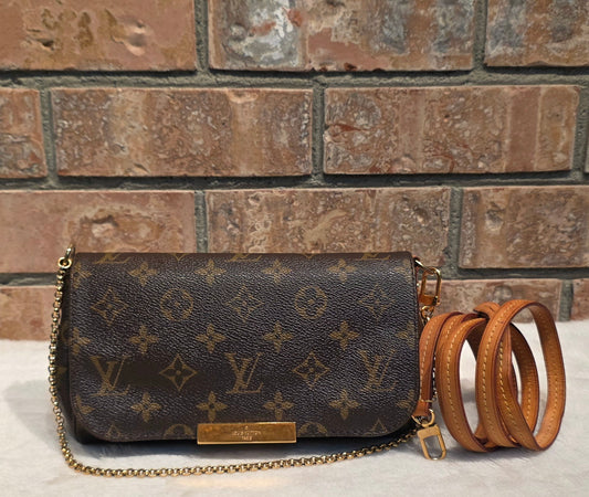 Authentic Louis Vuitton Favorite PM Monogram (MI0164)