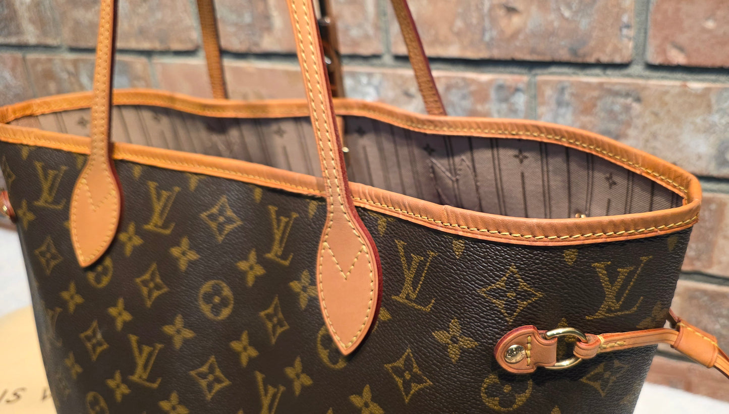 Authentic Louis Vuitton Neverfull MM Monogram