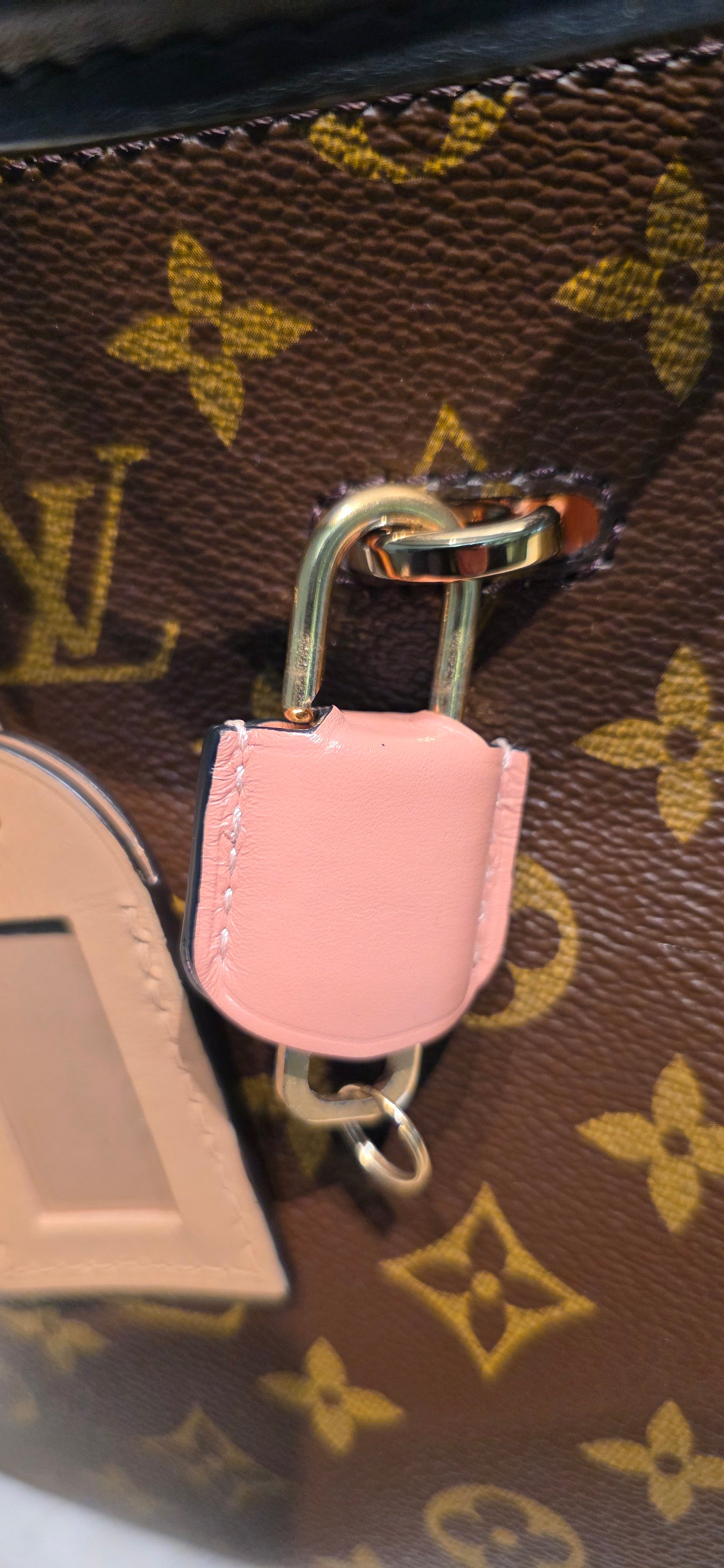 Authentic Louis Vuitton Millefeuille Sesame Peche Tote