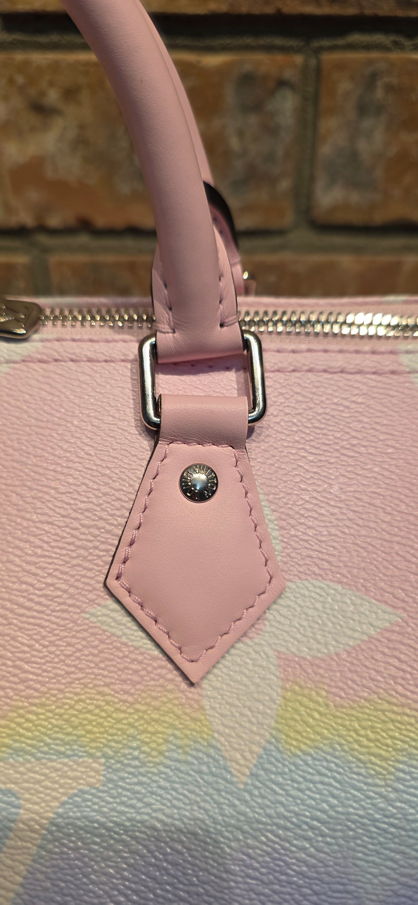 Authentic Louis Vuitton Limited Edition Speedy 30 Bandouliere Escale Pastel
