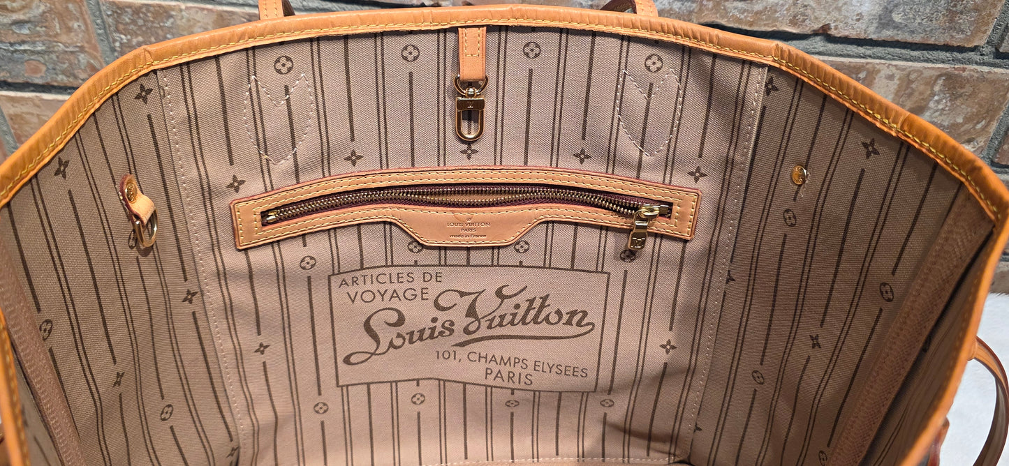 Authentic Louis Vuitton Neverfull MM Monogram