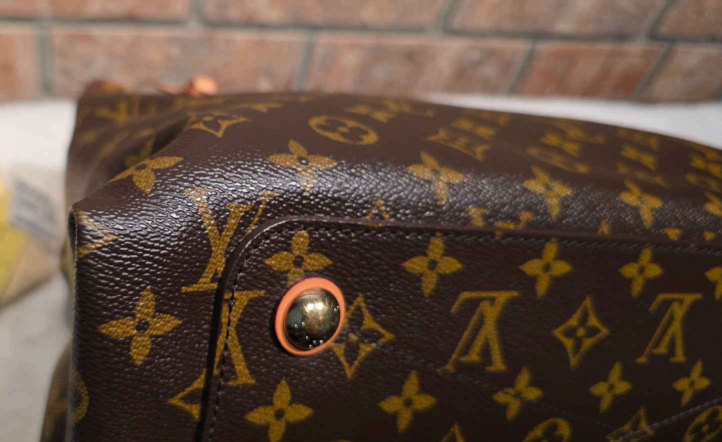 Authentic Louis Vuitton Olympe Monogram Bordeaux