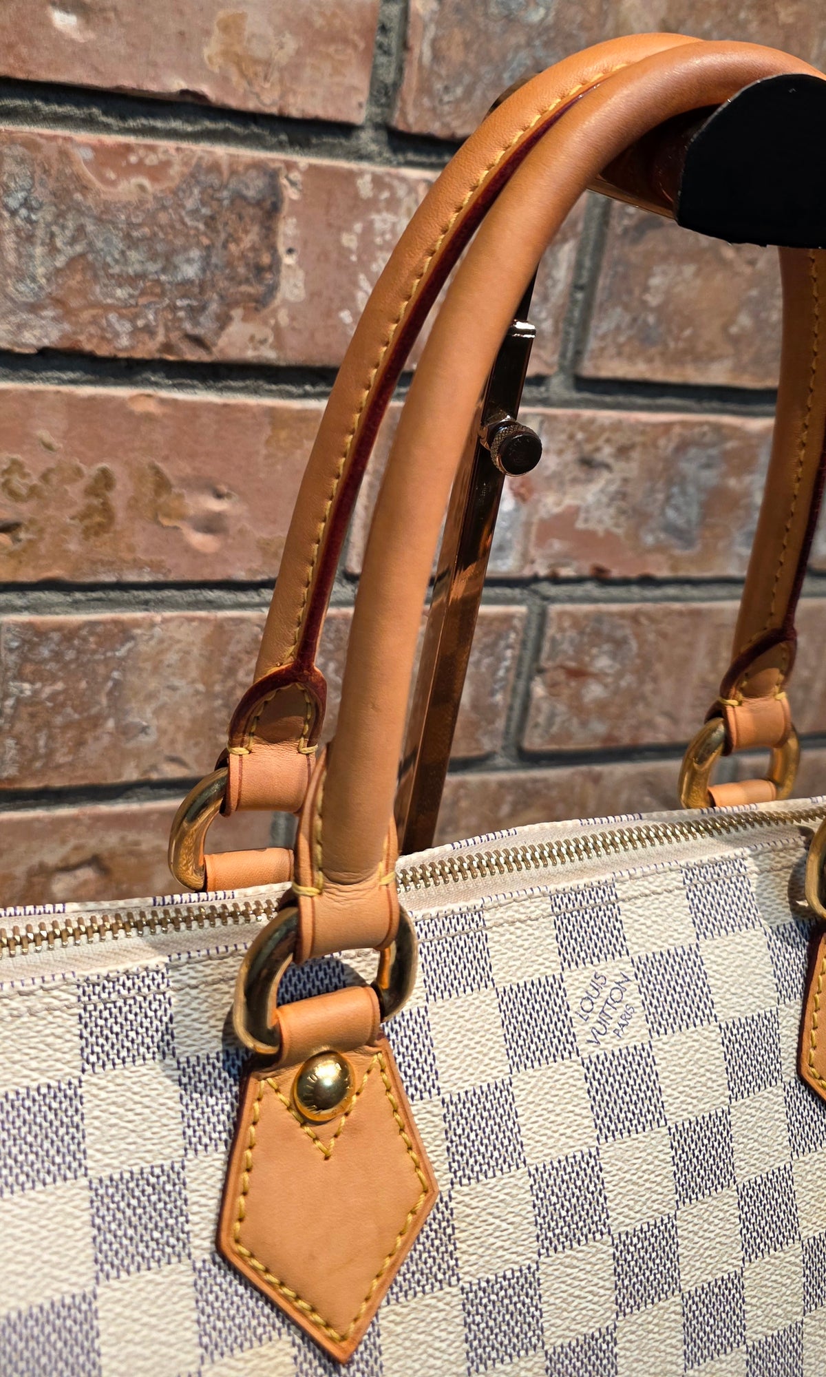 Authentic Louis Vuitton Saleya PM Damier Azur
