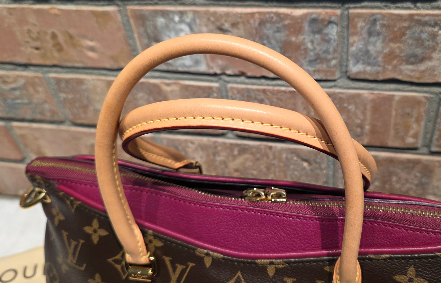 Authentic Louis Vuitton Pallas MM Aurore