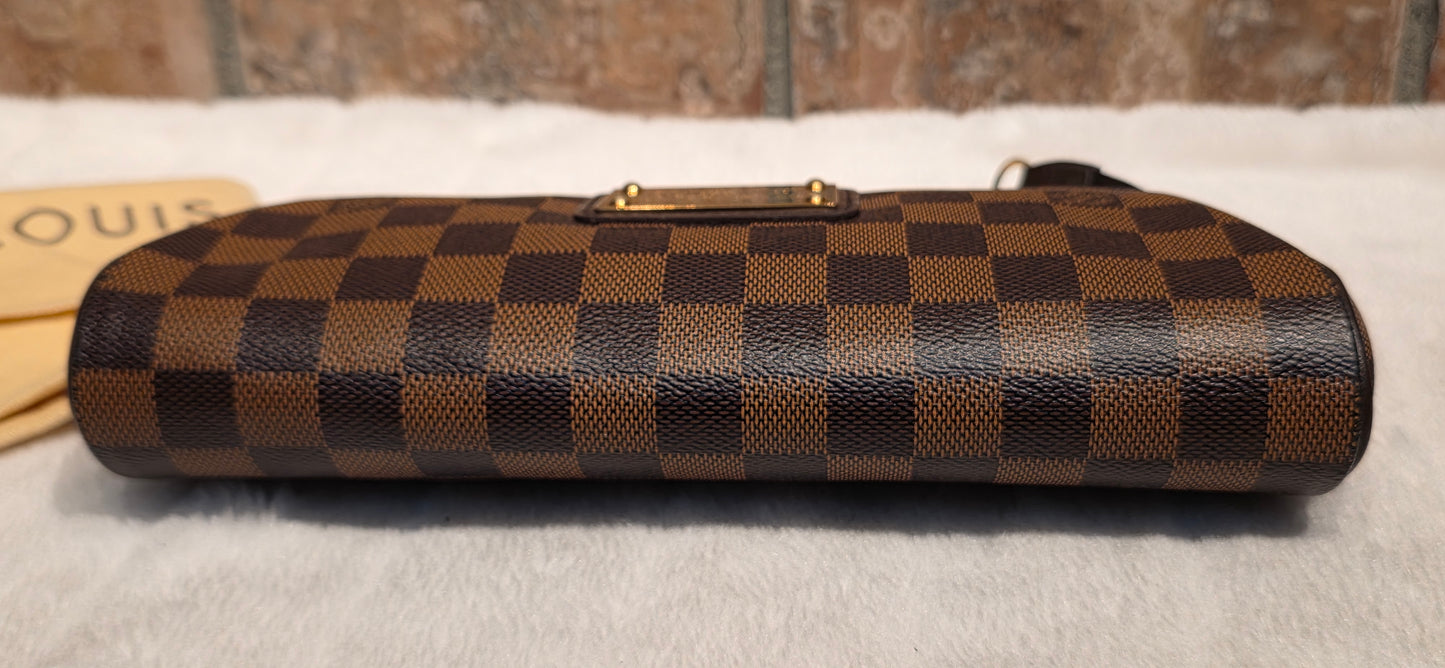 Authentic Louis Vuitton Eva Damier Ebene Crossbody