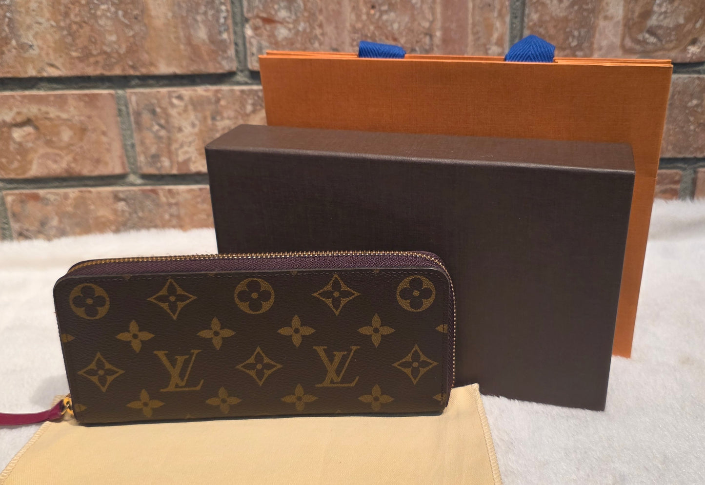 Authentic Louis Vuitton Clemence Wallet