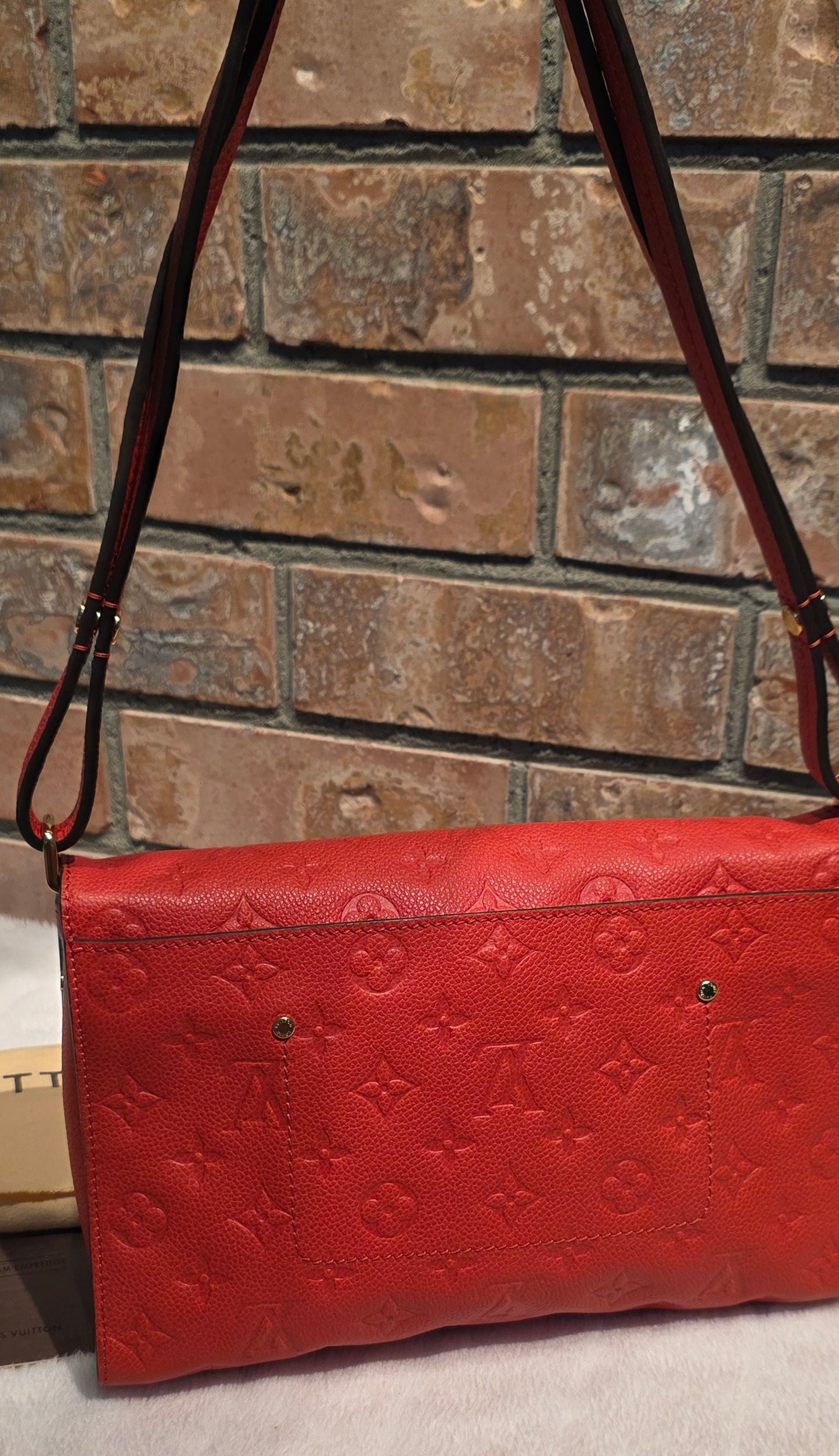 Authentic Louis Vuitton Fascinante Empreinte Red