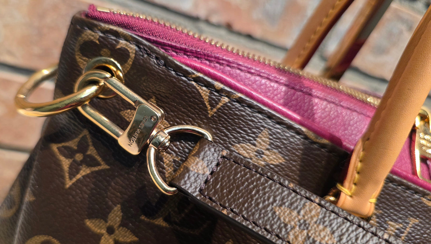 Authentic Louis Vuitton Pallas MM Aurore