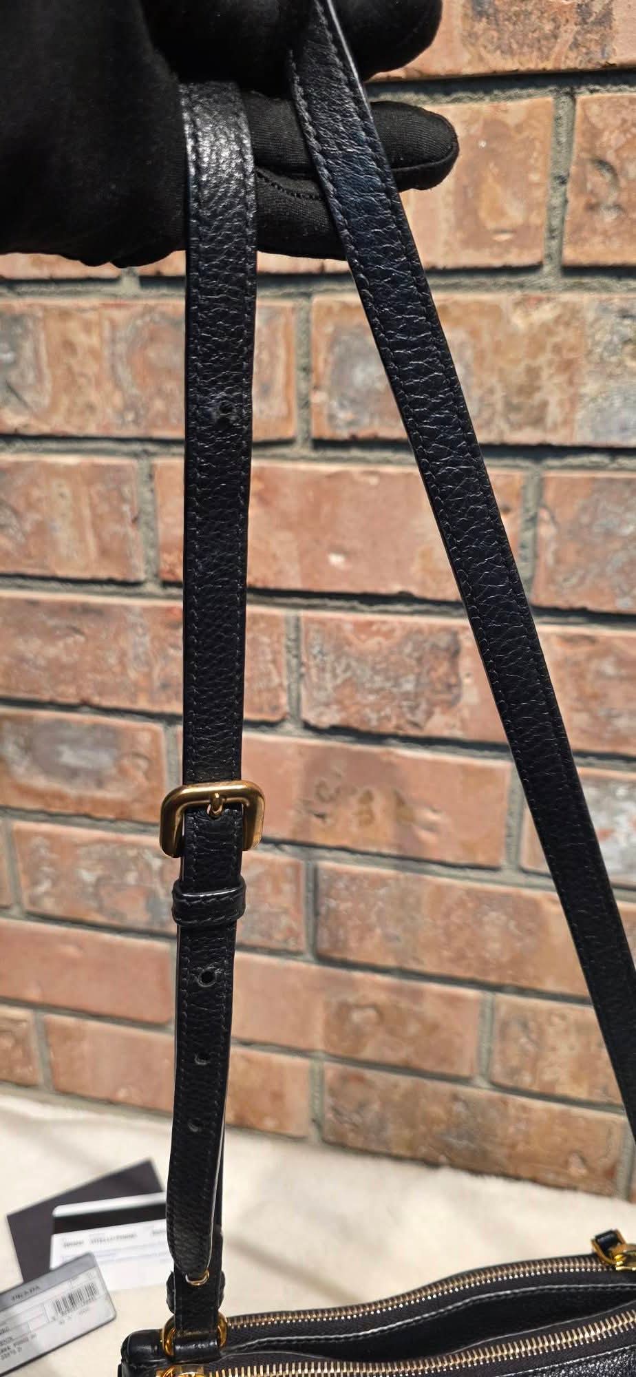 Authentic Prada Bandoliera Vitello Phenix Crossbody