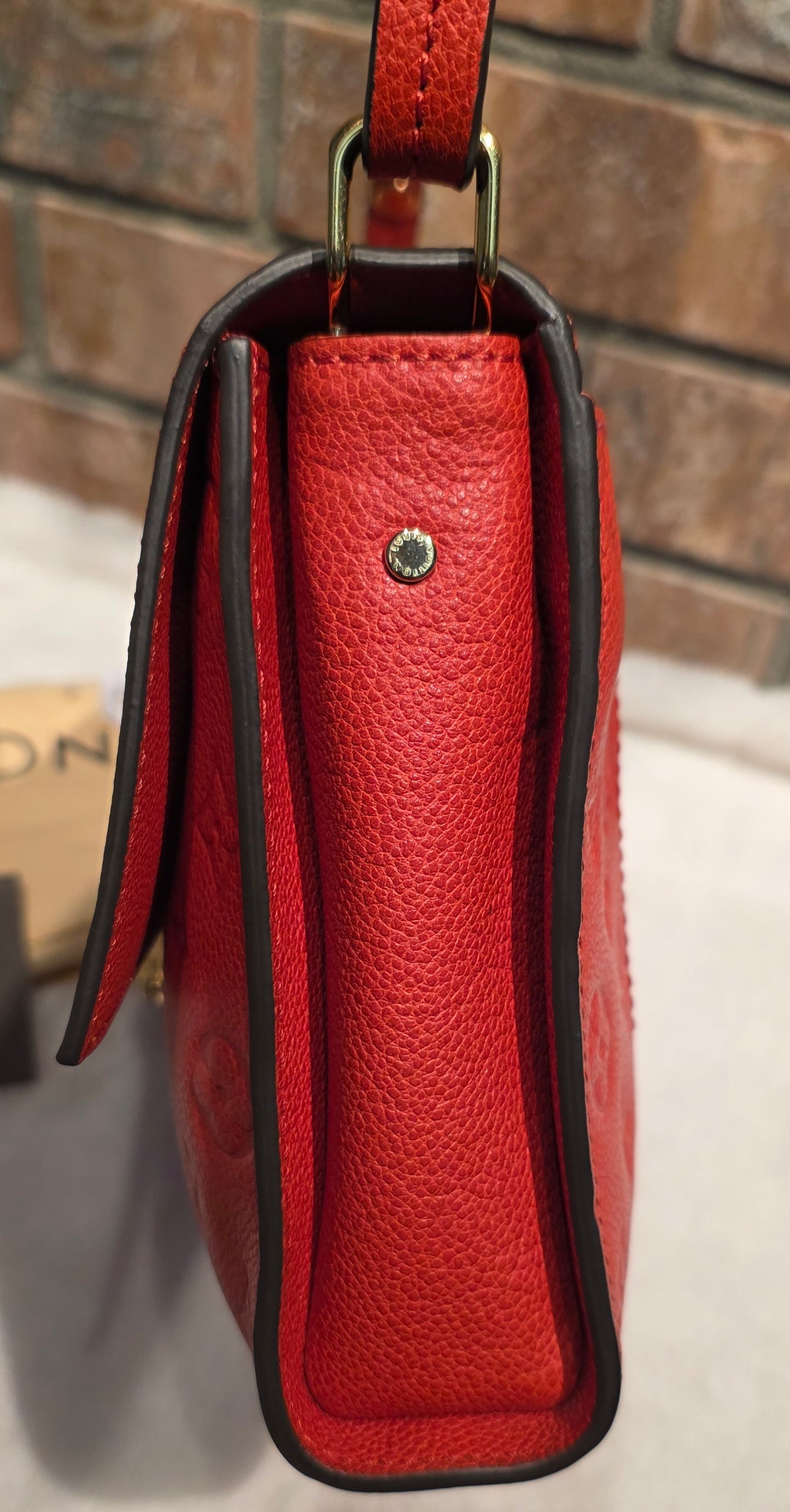 Authentic Louis Vuitton Fascinante Empreinte Red