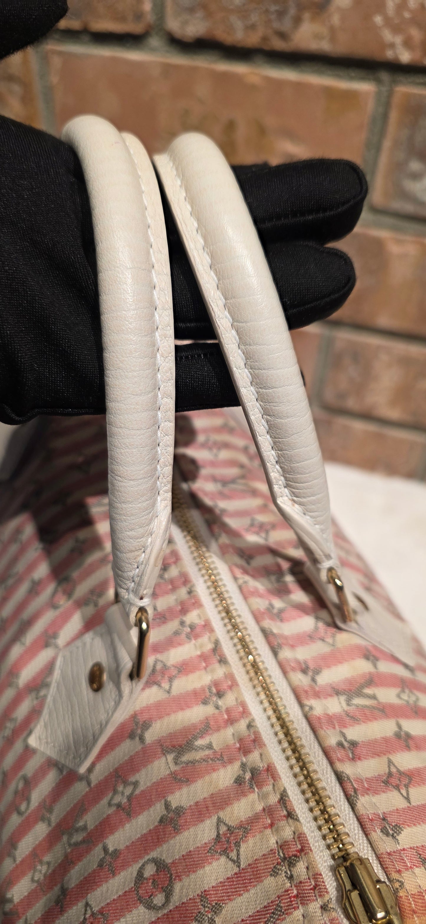 Authentic Louis Vuitton Speedy 30 Mini Lin Croisette