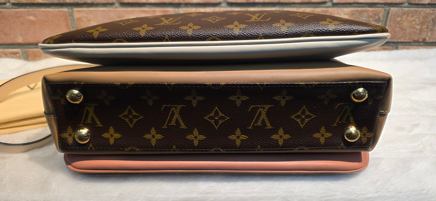 Authentic Louis Vuitton Millefeuille Sesame Peche Tote