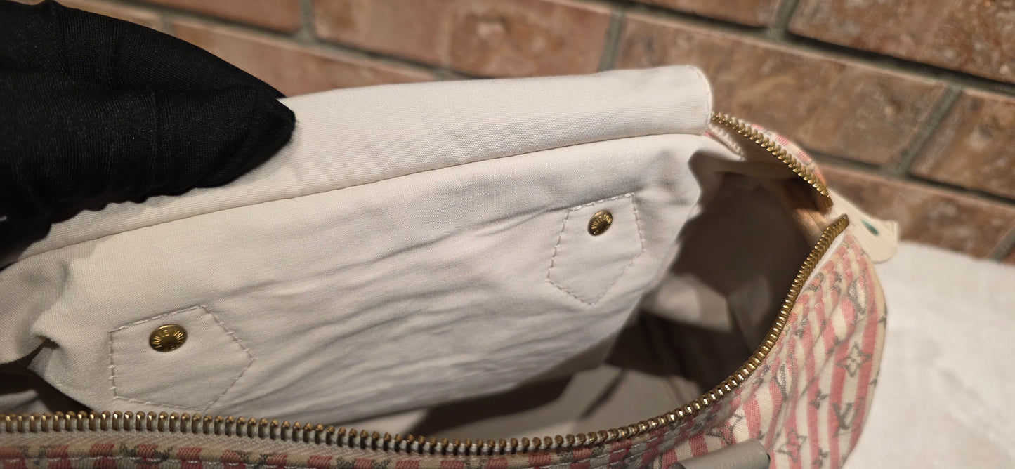 Authentic Louis Vuitton Speedy 30 Mini Lin Croisette