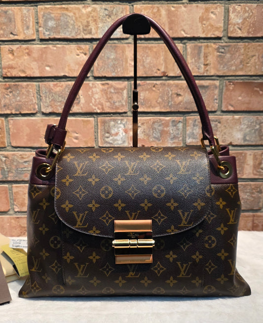 Authentic Louis Vuitton Olympe Monogram Bordeaux