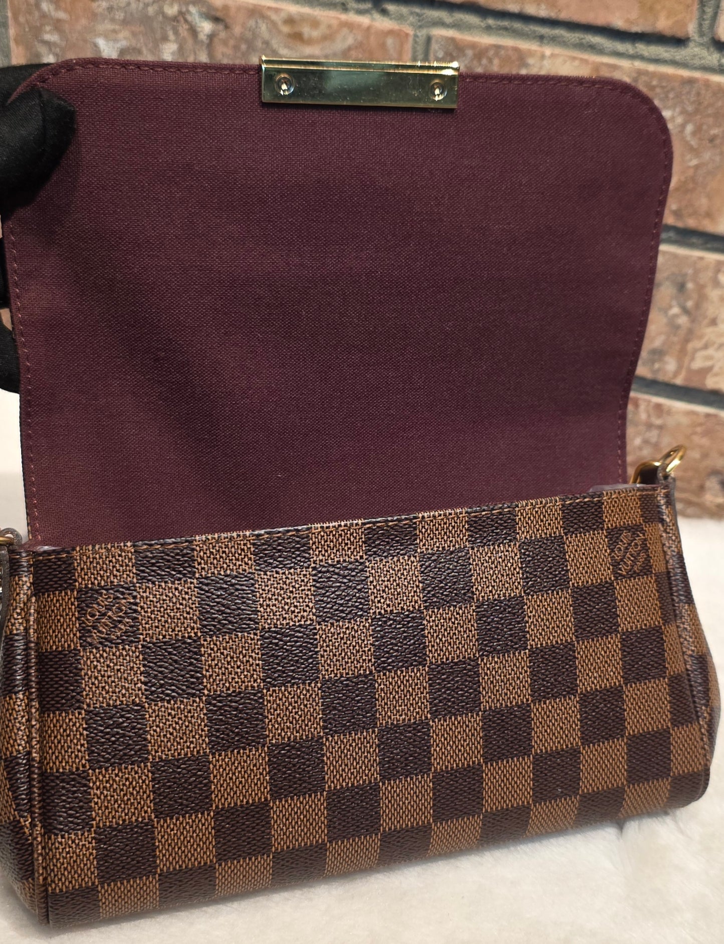 Authentic Louis Vuitton Favorite PM Damier Ebene