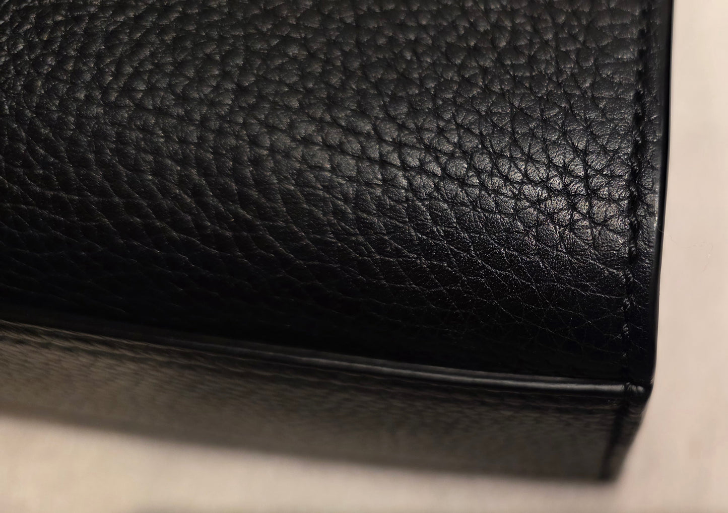 Authentic GG Marmont Top Handle Mini Black