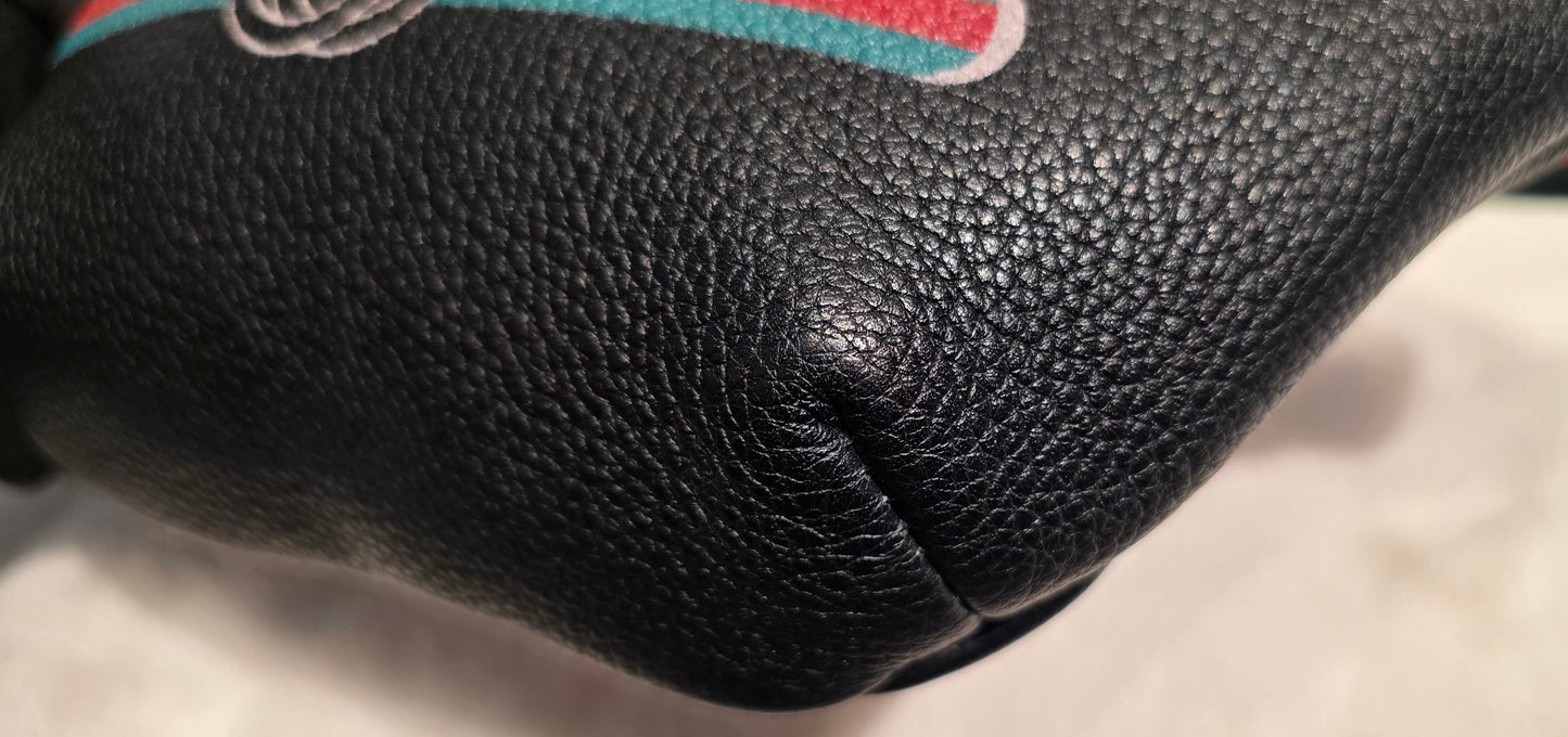 Authentic Gucci GG Logo Print Belt Bag - Small