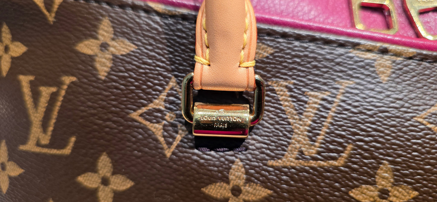 Authentic Louis Vuitton Pallas MM Aurore