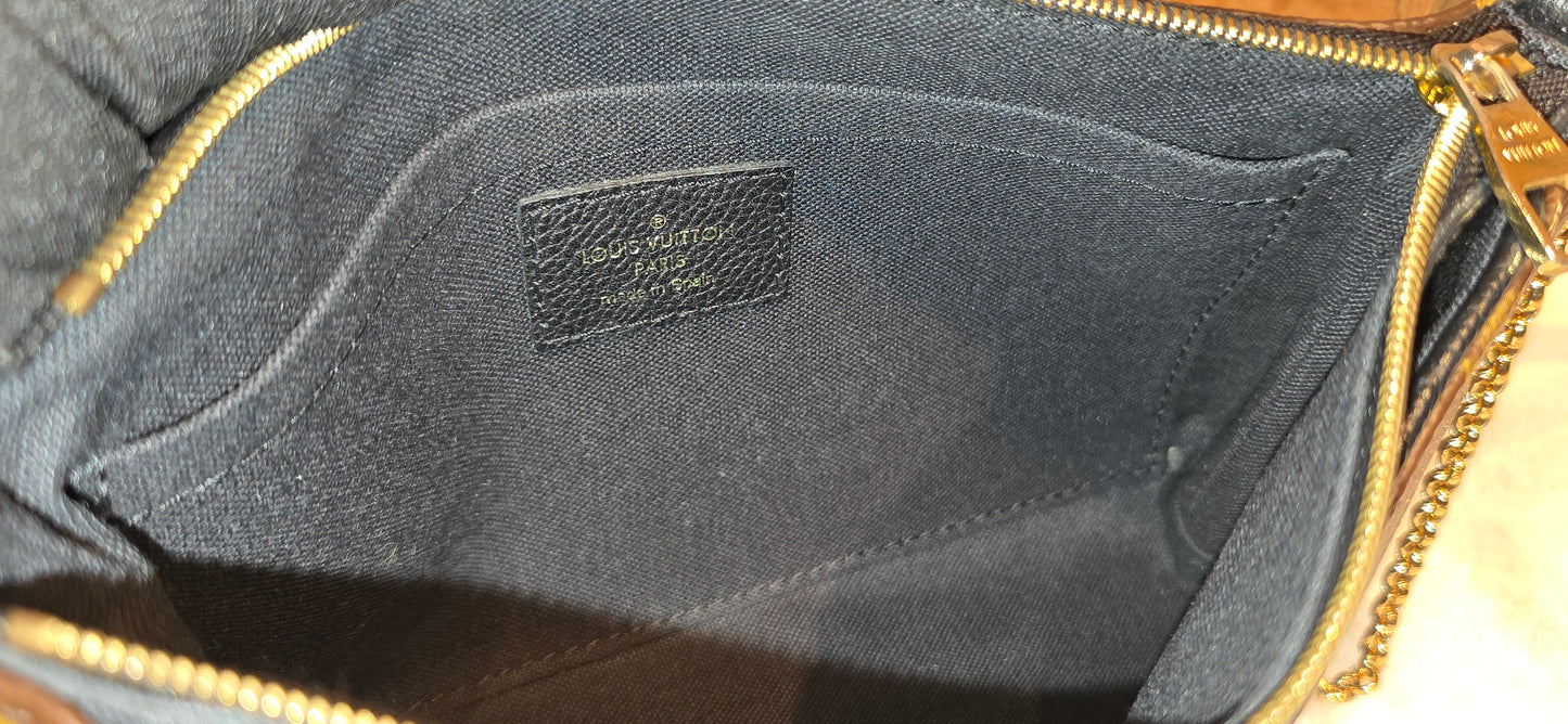 Authentic Louis Vuitton Pallas Clutch Noir