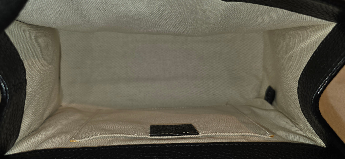 Authentic GG Marmont Top Handle Mini Black