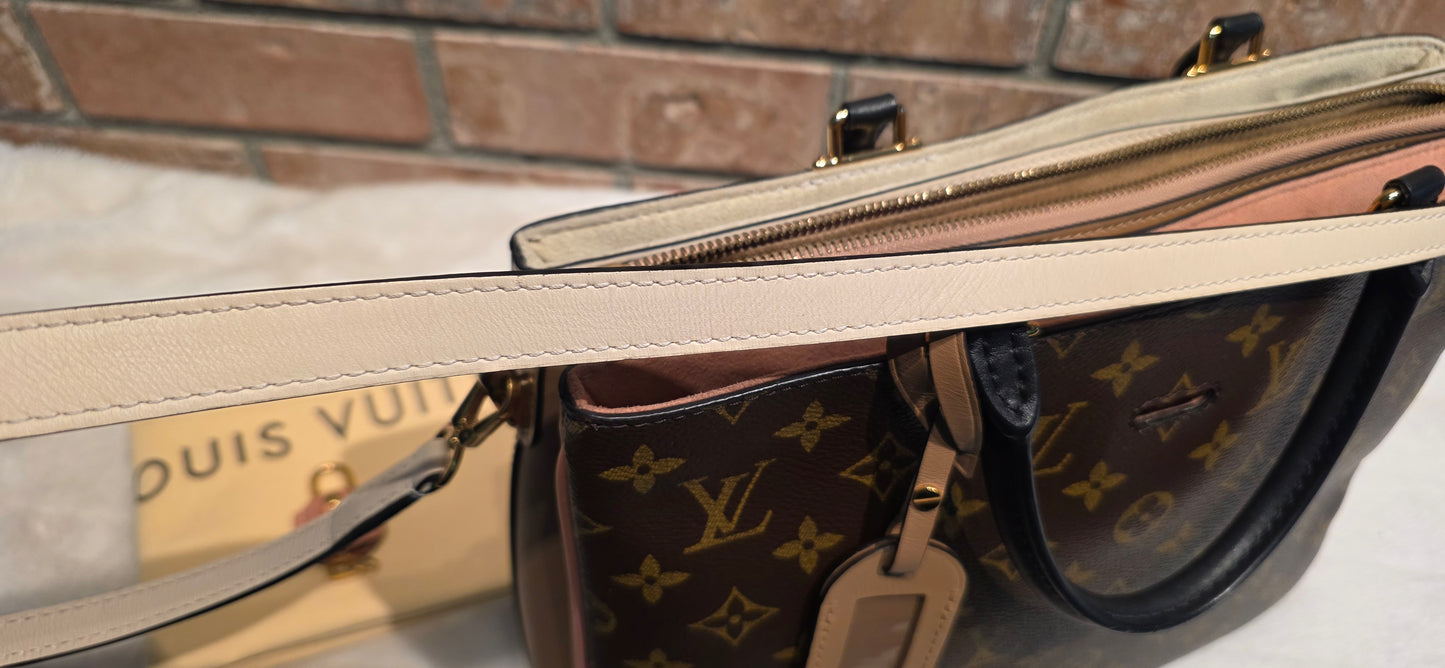 Authentic Louis Vuitton Millefeuille Sesame Peche Tote