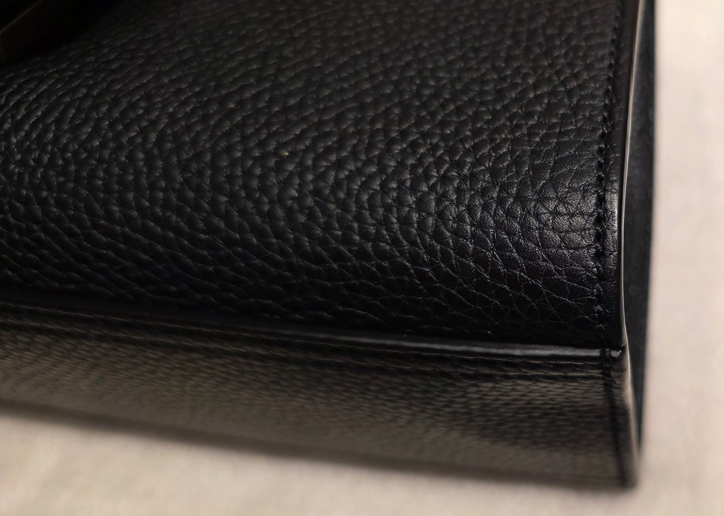 Authentic GG Marmont Top Handle Mini Black