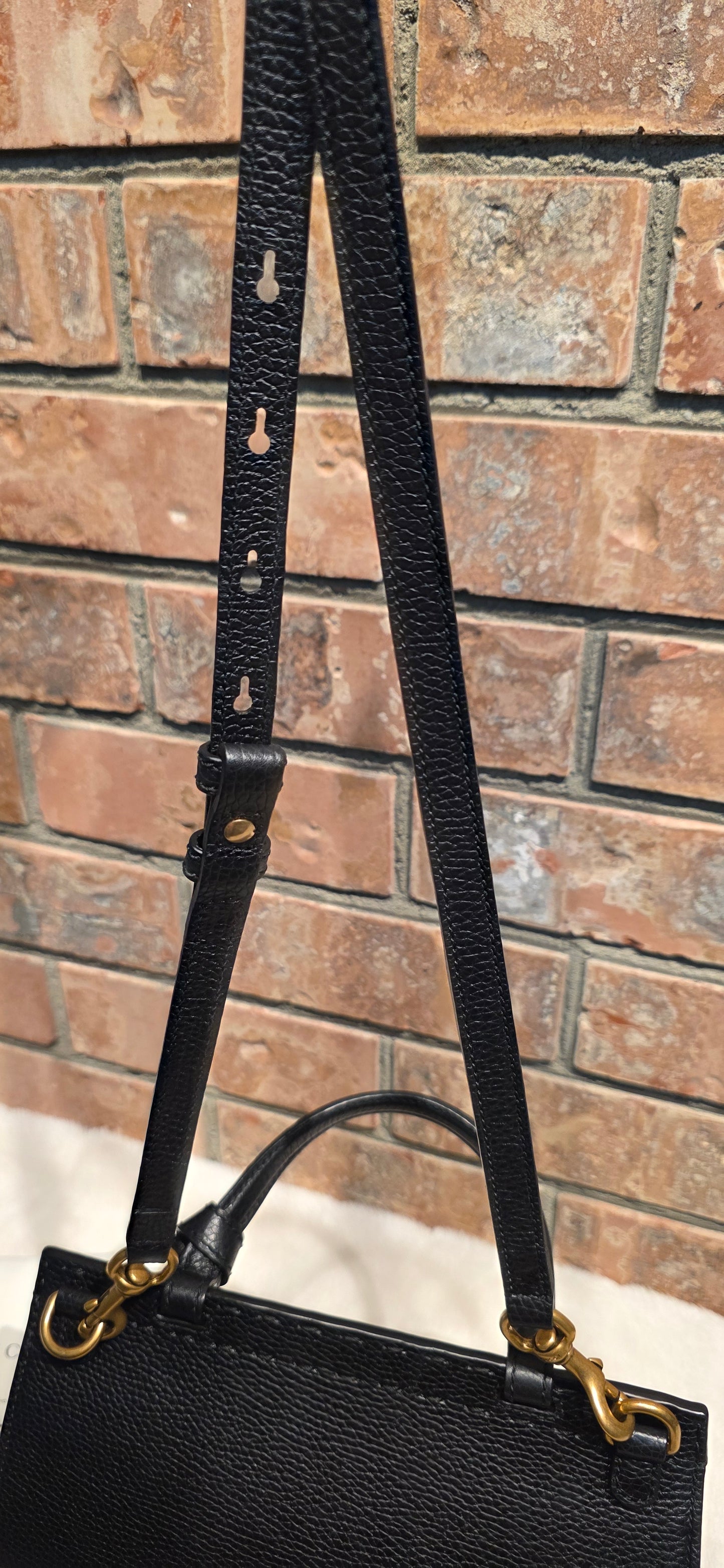 Authentic GG Marmont Top Handle Mini Black