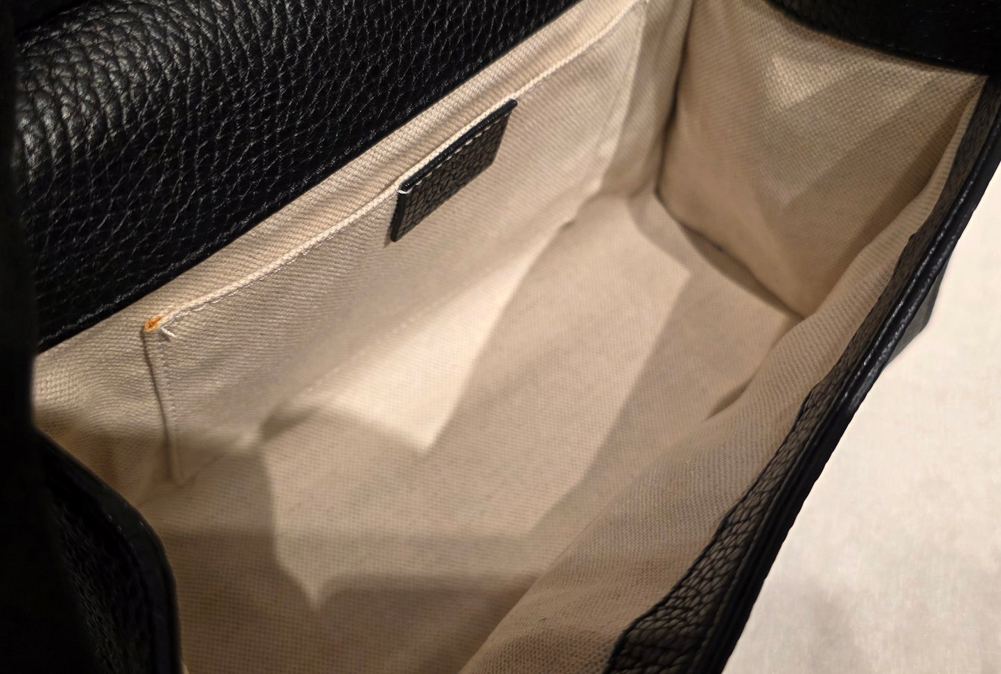 Authentic GG Marmont Top Handle Mini Black