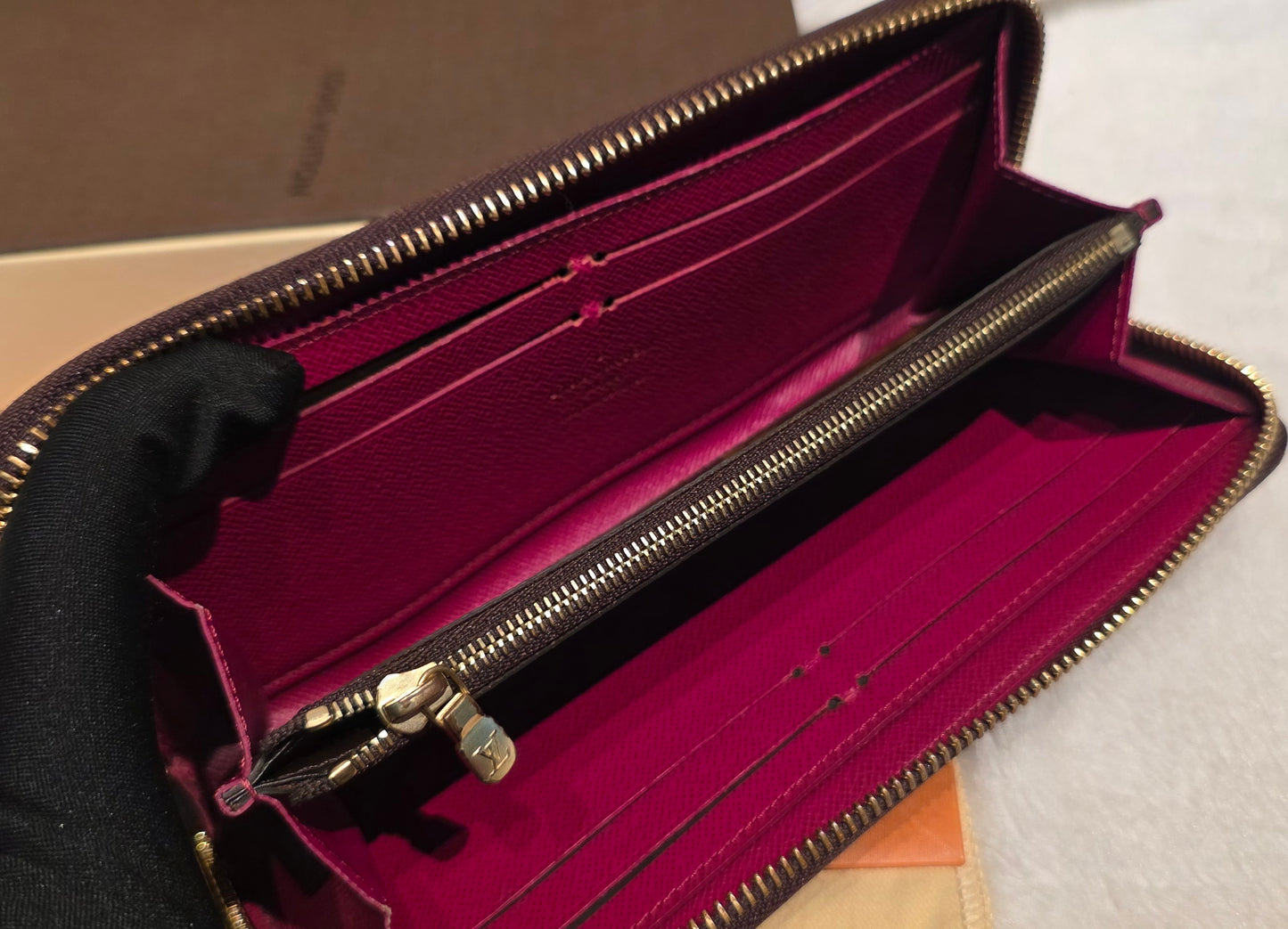 Authentic Louis Vuitton Clemence Wallet