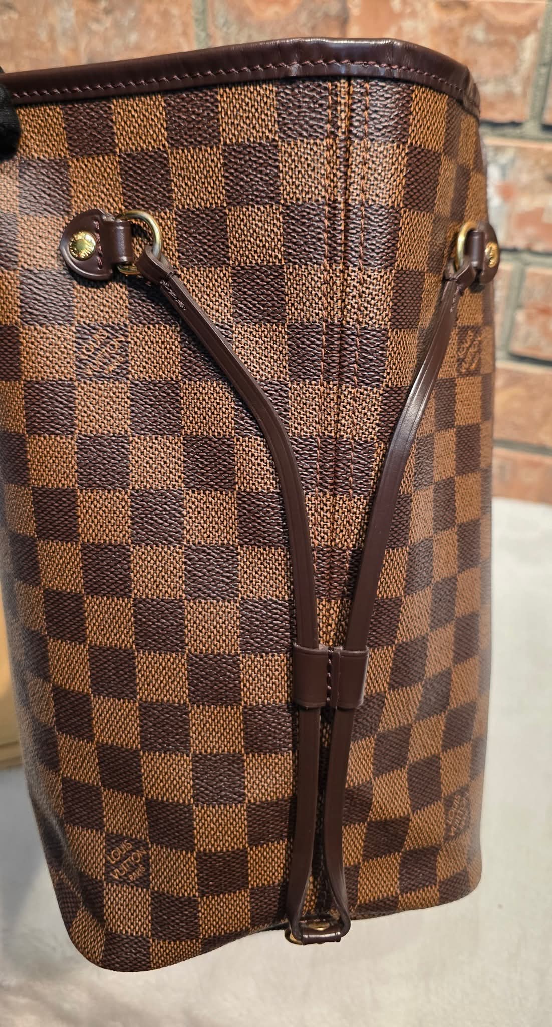Authentic Louis Vuitton Neverfull MM Damier Ebene