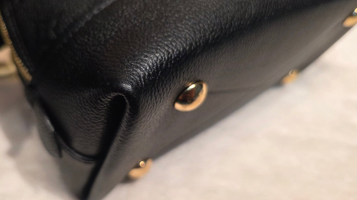 Authentic Louis Vuitton Neo Alma BB Empreinte Noir