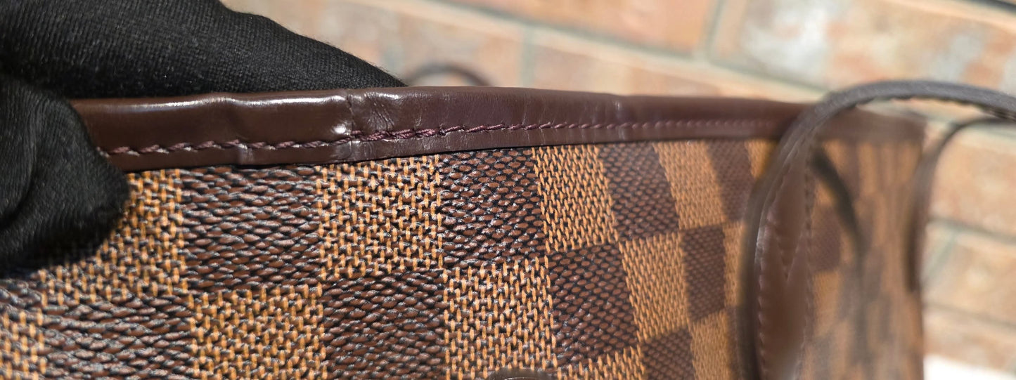 Authentic Louis Vuitton Neverfull MM Damier Ebene