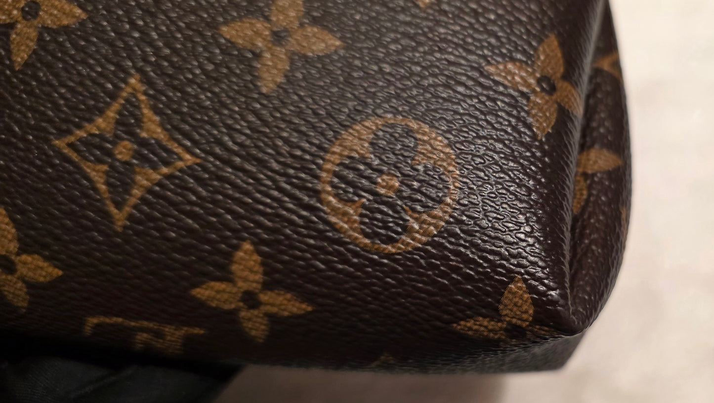 Authentic Louis Vuitton Pallas Clutch Red