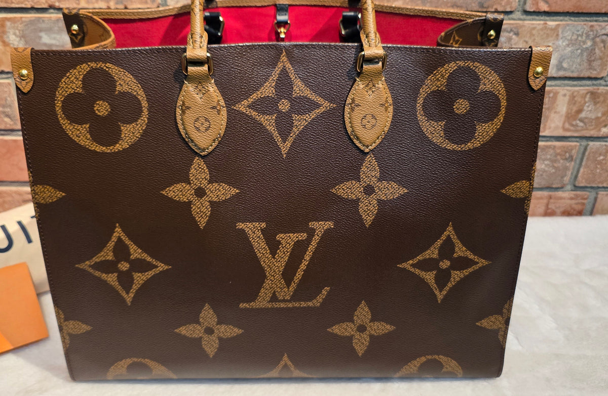 Authentic Louis Vuitton OTG GM Monogram Reverse
